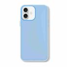 For iPhone 16 Skin Feeling Jelly Series TPU + PC Full Coverage Phone Case(Blue) - 1