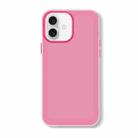 For iPhone 16 Skin Feeling Jelly Series TPU + PC Full Coverage Phone Case(Rose Red) - 1