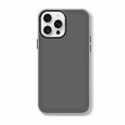 For iPhone 16 Pro Skin Feeling Jelly Series TPU + PC Full Coverage Phone Case(Black) - 1