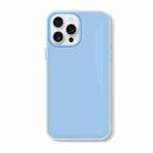 For iPhone 16 Pro Skin Feeling Jelly Series TPU + PC Full Coverage Phone Case(Blue) - 1