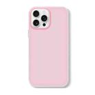 For iPhone 16 Pro Max Skin Feeling Jelly Series TPU + PC Full Coverage Phone Case(Pink) - 1