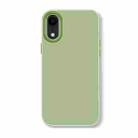 For iPhone XR Skin Feeling Jelly Series TPU + PC Full Coverage Phone Case(Green) - 1