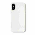 For iPhone XS Max Skin Feeling Jelly Series TPU + PC Full Coverage Phone Case(White) - 1