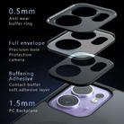 For OPPO Reno13 F 4G / 5G Armor MagSafe Precise Hole PC Hybrid TPU Phone Case(Frosted Black) - 3