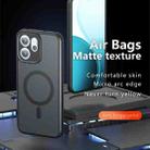 For OPPO Reno14 F 5G Armor MagSafe PC Hybrid TPU Phone Case(Frosted Black) - 2