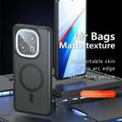 For vivo iQOO 13 Armor MagSafe PC Hybrid TPU Phone Case(Frosted Black) - 2