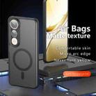 For vivo V50 Lite Armor MagSafe PC Hybrid TPU Phone Case(Frosted Black) - 2