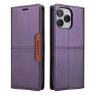 For iPhone 11 Pro Max GQUTROBE G01 RFID Anti-theft Leather Phone Case(Purple) - 2