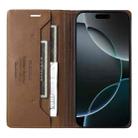 For iPhone 12 Pro Max GQUTROBE G01 RFID Anti-theft Leather Phone Case(Brown) - 3