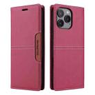 For iPhone 13 Pro Max GQUTROBE G01 RFID Anti-theft Leather Phone Case(Red) - 2