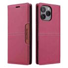 For iPhone 14 Pro GQUTROBE G01 RFID Anti-theft Leather Phone Case(Red) - 2