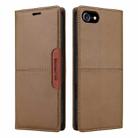 For iPhone SE 2022 / SE 2020 / 8 / 7 GQUTROBE G01 RFID Anti-theft Leather Phone Case(Brown) - 2