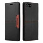 For iPhone SE 2022 / SE 2020 / 8 / 7 GQUTROBE G01 RFID Anti-theft Leather Phone Case(Black) - 2