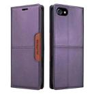 For iPhone SE 2022 / SE 2020 / 8 / 7 GQUTROBE G01 RFID Anti-theft Leather Phone Case(Purple) - 2