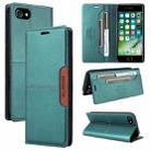 For iPhone SE 2022 / SE 2020 / 8 / 7 GQUTROBE G01 RFID Anti-theft Leather Phone Case(Green) - 1