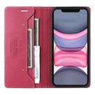 For iPhone 11 GQUTROBE G01 RFID Anti-theft Leather Phone Case(Red) - 3