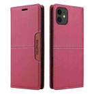 For iPhone 12 GQUTROBE G01 RFID Anti-theft Leather Phone Case(Red) - 2