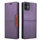 For iPhone 12 GQUTROBE G01 RFID Anti-theft Leather Phone Case(Purple) - 2