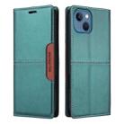 For iPhone 14 / 13 GQUTROBE G01 RFID Anti-theft Leather Phone Case(Green) - 2