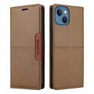 For iPhone 15 Plus / 14 Plus GQUTROBE G01 RFID Anti-theft Leather Phone Case(Brown) - 2