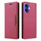 For iPhone 16 Plus GQUTROBE G01 RFID Anti-theft Leather Phone Case(Red) - 2