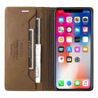 For iPhone XS Max GQUTROBE G01 RFID Anti-theft Leather Phone Case(Brown) - 3