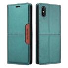 For iPhone XS Max GQUTROBE G01 RFID Anti-theft Leather Phone Case(Green) - 2