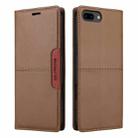 For iPhone 8 Plus / 7 Plus GQUTROBE G01 RFID Anti-theft Leather Phone Case(Brown) - 2