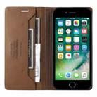 For iPhone 8 Plus / 7 Plus GQUTROBE G01 RFID Anti-theft Leather Phone Case(Brown) - 3