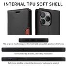 For iPhone 16e GQUTROBE G01 RFID Anti-theft Leather Phone Case(Black) - 3