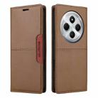 For Redmi 14C GQUTROBE G01 RFID Anti-theft Leather Phone Case(Brown) - 2