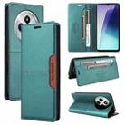 For Redmi 14C GQUTROBE G01 RFID Anti-theft Leather Phone Case(Green) - 1