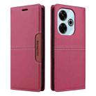 For Redmi 13 4G GQUTROBE G01 RFID Anti-theft Leather Phone Case(Red) - 2