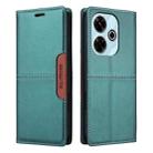 For Redmi 13 4G GQUTROBE G01 RFID Anti-theft Leather Phone Case(Green) - 2