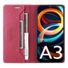 For Redmi A3 4G GQUTROBE G01 RFID Anti-theft Leather Phone Case(Red) - 3