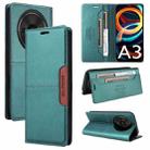 For Redmi A3 4G GQUTROBE G01 RFID Anti-theft Leather Phone Case(Green) - 1