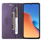 For Redmi 12 4G GQUTROBE G01 RFID Anti-theft Leather Phone Case(Purple) - 3