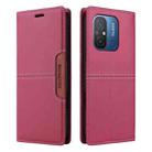 For Redmi 12C GQUTROBE G01 RFID Anti-theft Leather Phone Case(Red) - 2