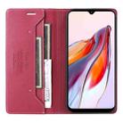 For Redmi 12C GQUTROBE G01 RFID Anti-theft Leather Phone Case(Red) - 3