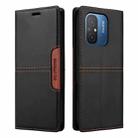 For Redmi 12C GQUTROBE G01 RFID Anti-theft Leather Phone Case(Black) - 2