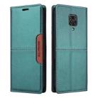 For Redmi Note 9S GQUTROBE G01 RFID Anti-theft Leather Phone Case(Green) - 2