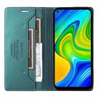 For Redmi Note 9S GQUTROBE G01 RFID Anti-theft Leather Phone Case(Green) - 3