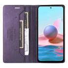 For Redmi Note 10 Pro 4G GQUTROBE G01 RFID Anti-theft Leather Phone Case(Purple) - 3