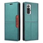 For Redmi Note 10 Pro 4G GQUTROBE G01 RFID Anti-theft Leather Phone Case(Green) - 2