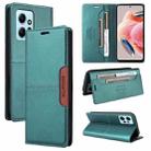 For Redmi Note 12 4G GQUTROBE G01 RFID Anti-theft Leather Phone Case(Green) - 1