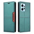 For Redmi Note 12 4G GQUTROBE G01 RFID Anti-theft Leather Phone Case(Green) - 2