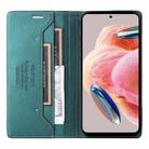 For Redmi Note 12 4G GQUTROBE G01 RFID Anti-theft Leather Phone Case(Green) - 3