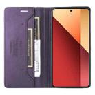 For Redmi Note 13 5G GQUTROBE G01 RFID Anti-theft Leather Phone Case(Purple) - 3