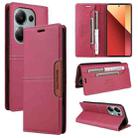 For Redmi Note 13 Pro 4G GQUTROBE G01 RFID Anti-theft Leather Phone Case(Red) - 1