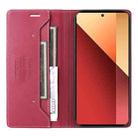 For Redmi Note 13 Pro 4G GQUTROBE G01 RFID Anti-theft Leather Phone Case(Red) - 3